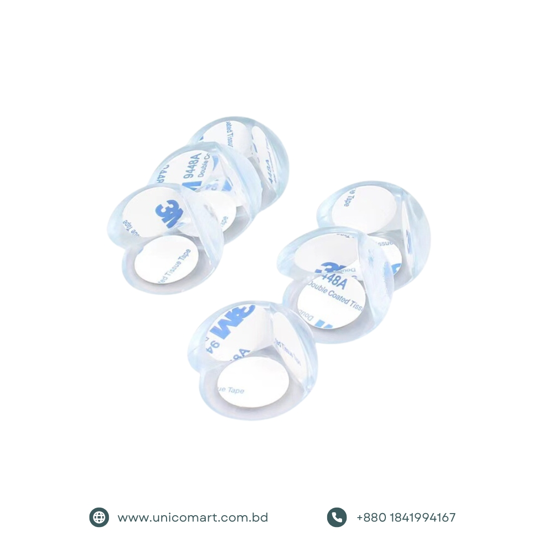 Baby Safety Corner Guard Set - 12 Pcs (L/Ball Shaped) - Image 4