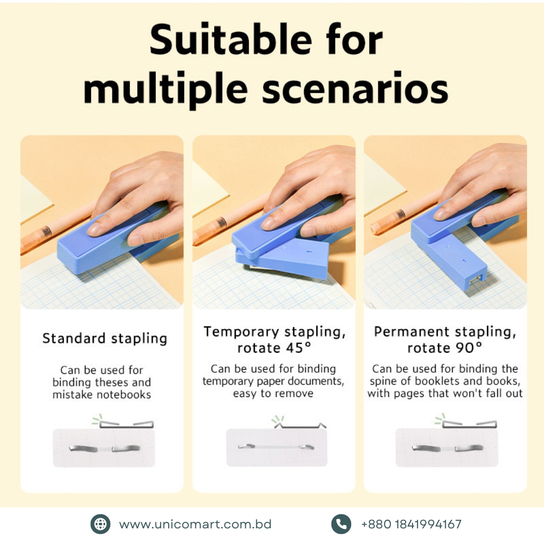 Deli Rotating Heavy Duty Stapler - Image 5
