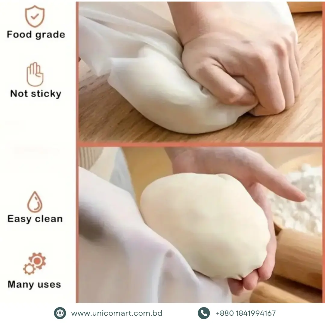 1 Pcs Reusable Silicone Dough Kneading Bag - Image 4