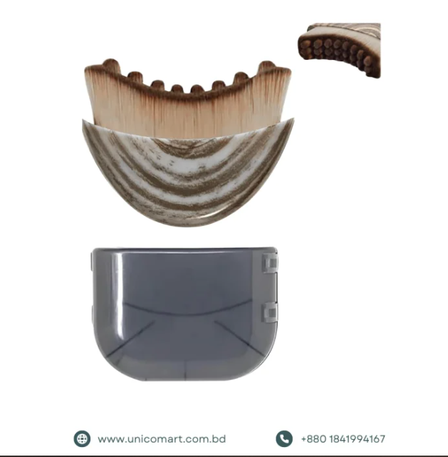 2 Pcs Lymphatic Face Brush with Travel Case